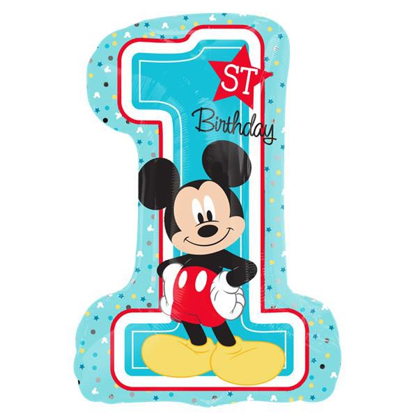 SuperShape XL Mickey 1st Birthday P38