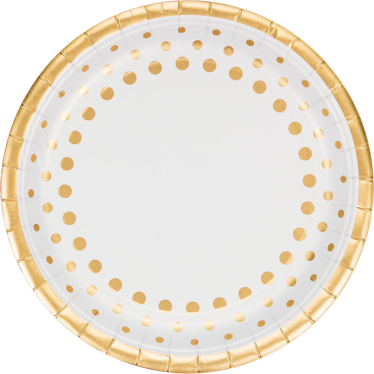 Sparkle & Shine Gold Dinner Plates Paper & Foil Stamped 23cm