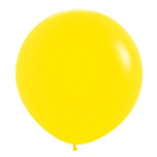 Sempertex 90cm Fashion Yellow Latex Balloons 020, 2PK