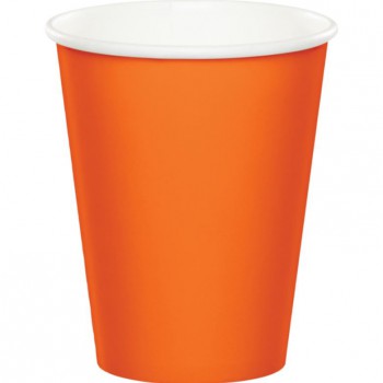 Sunkissed Orange Cups Paper 266ml