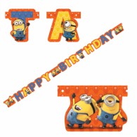 Minions Illustrated Letter Banner