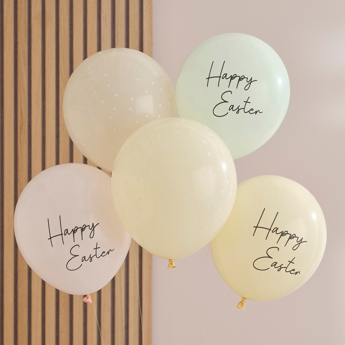 Hey Bunny Pastel Happy Easter Balloons