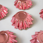 Rose Gold Bloom Baking Cups