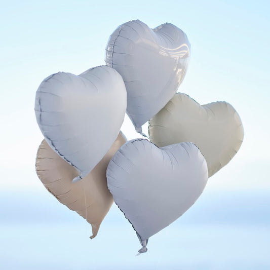 Engagement Heart Shaped Balloon Bundle