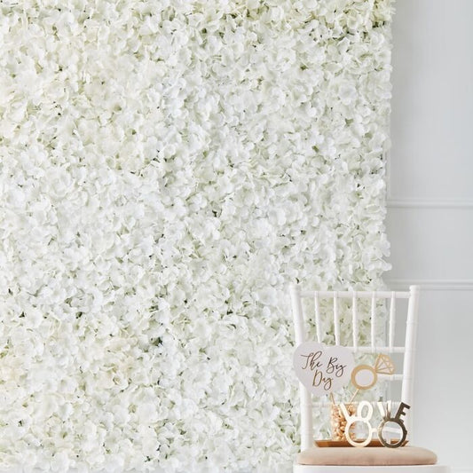 Gold Wedding Flower Wall