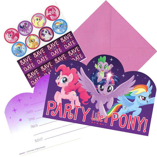 My Little Pony Friendship Adventures Postcard Invitations