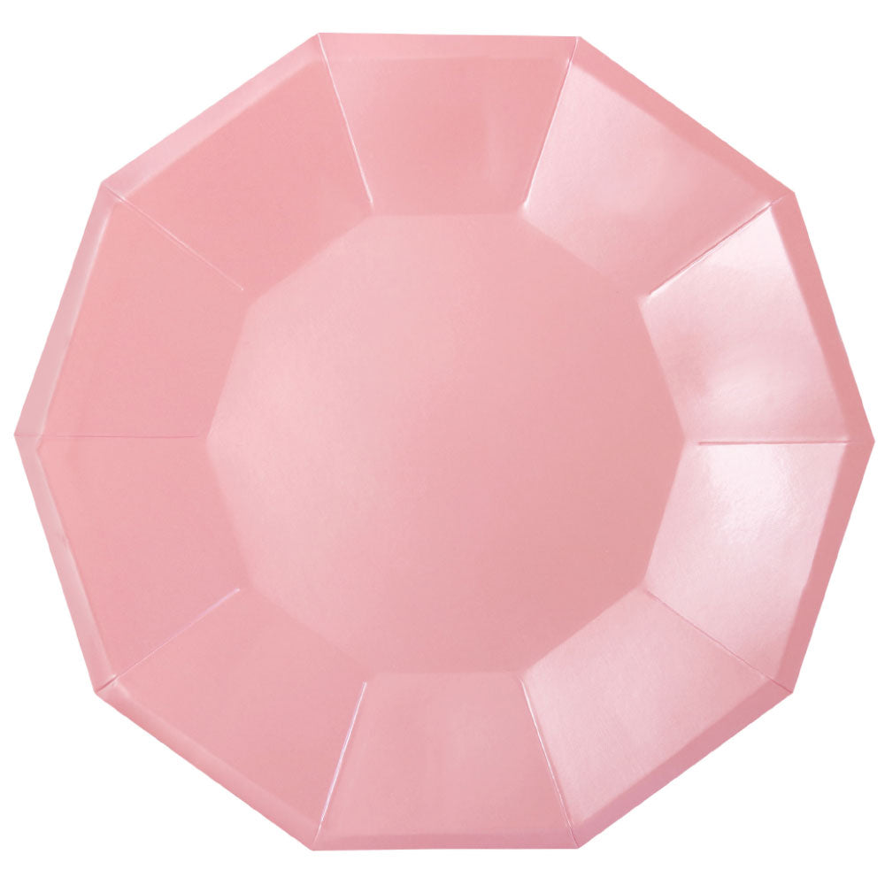Pink Foil Large Plate
