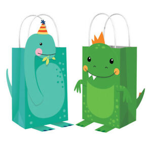Dino-Mite Party Dinosaur Create Your Own Paper Kraft Bags