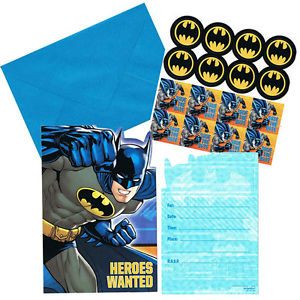 Batman Postcard Invitations
