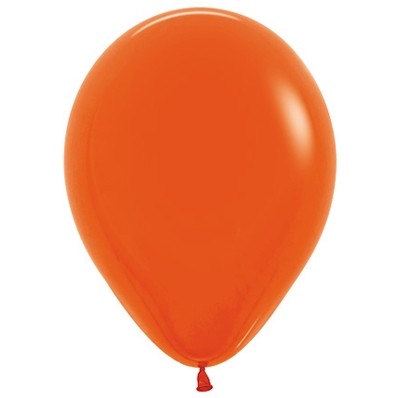 Sempertex 30cm Fashion Orange Latex Balloons 061, 25PK