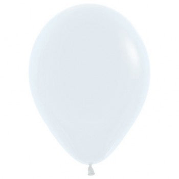 Sempertex 30cm Fashion White Latex Balloons 005, 25PK