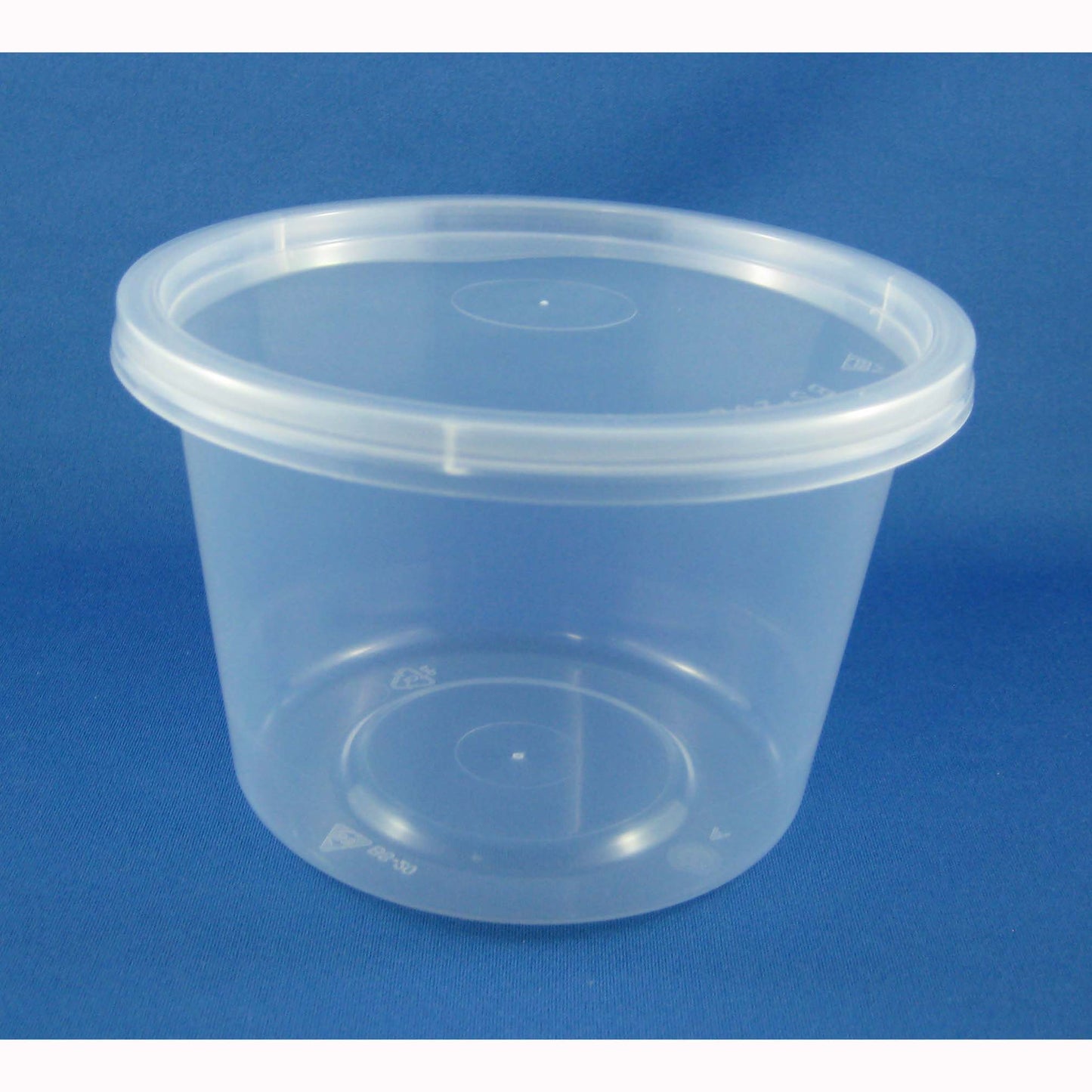 No 20 530ml Round Container + Lid - Pack of 50