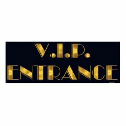 Awards Night VIP Entrance Sign Black & Gold