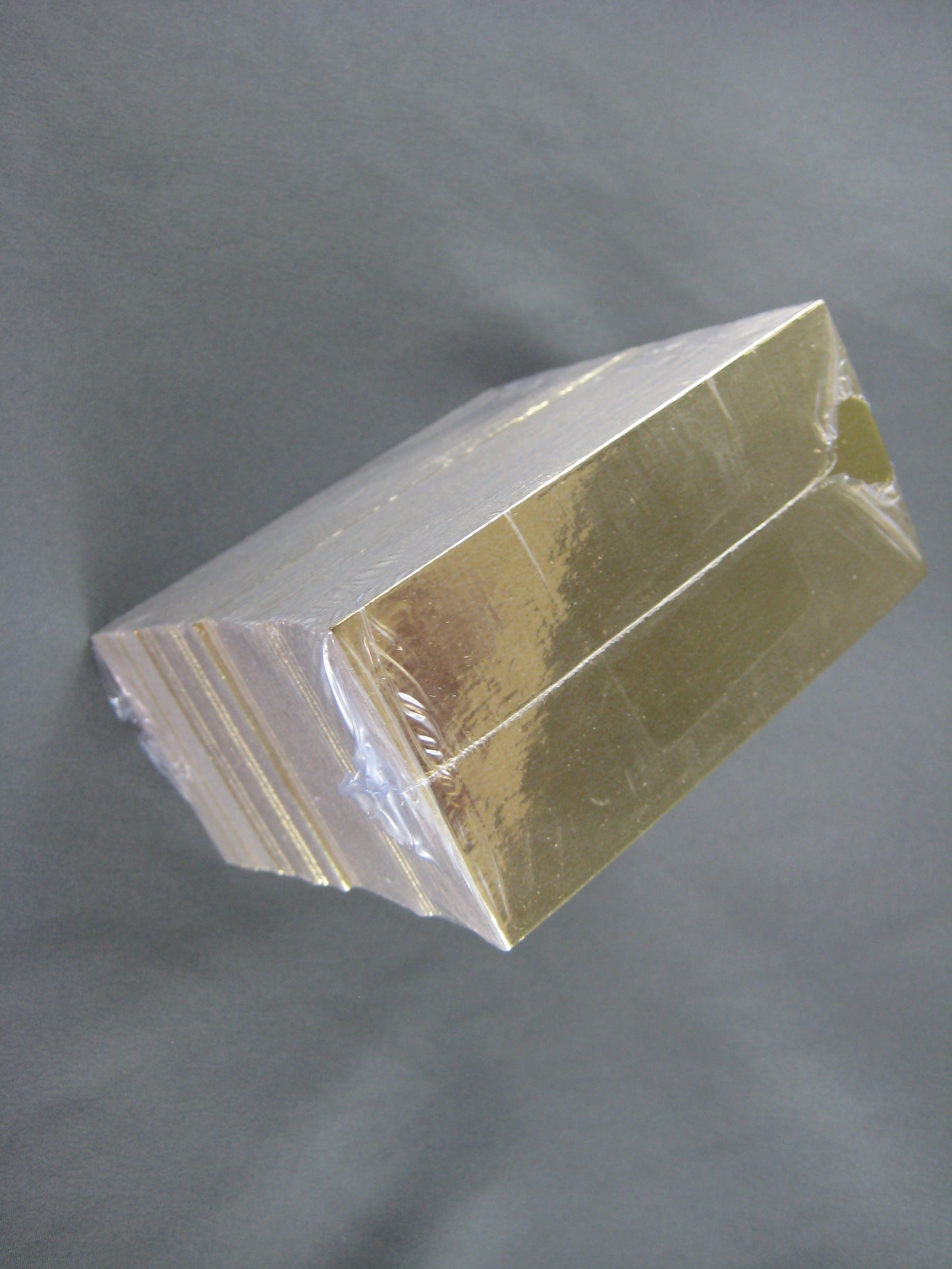 100x50mm Gold Boards To Fit Poly Prop Bags 100mm Wide With 50mm Gusset - Pack of 100