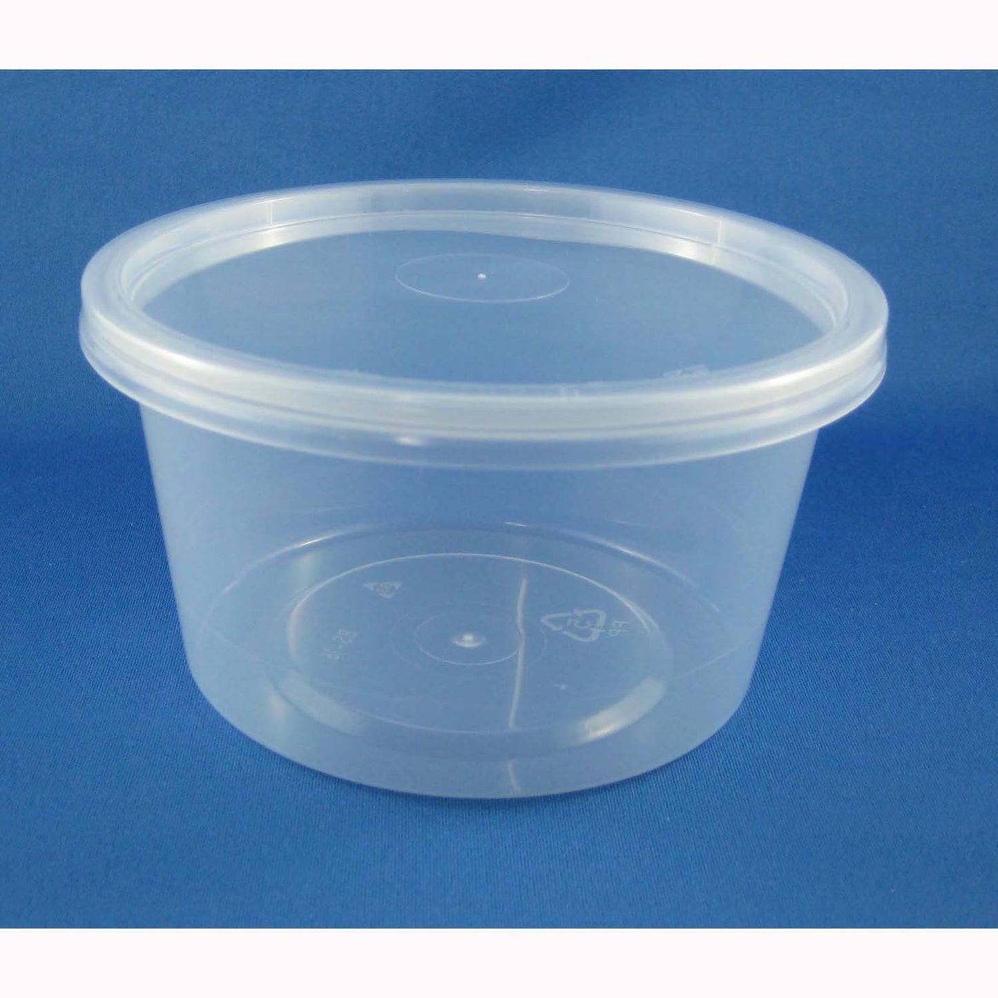 No16 440ml Round Container + Lid - Pack of 50