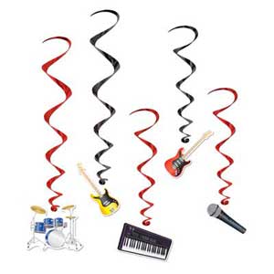Band Instruments Hanging Decoration Whirls