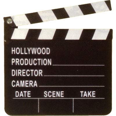 Hollywood Clapboard Die-Cut