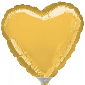 10cm Heart Gold A10