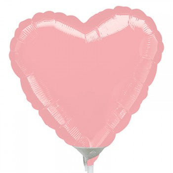 10cm Heart Pastel Pink A10