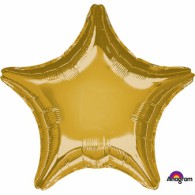 45cm Standard Star XL Metallic Gold S15