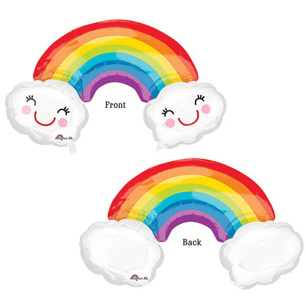SuperShape XL Rainbow with Smiling Clouds P35
