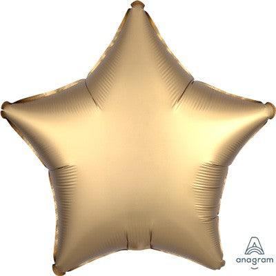 45cm Standard XL Satin Luxe Gold Sateen Star S18