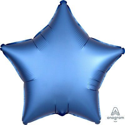 45cm Standard XL Satin Luxe Azure Star S18