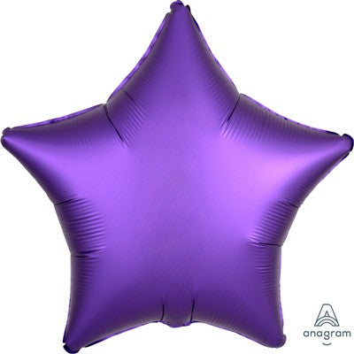 45cm Standard XL Satin Luxe Purple Royale Star S18